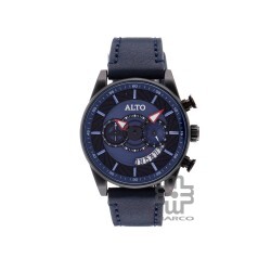 ALTO AL-2008186M-2A Blue Pu Strap Band Men Watch