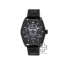 ALTO AL-2008187M-1A Black Pu Strap Band Men Watch