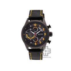 ALTO AL-2008188M-1B9 Black Pu Strap Band Men Watch