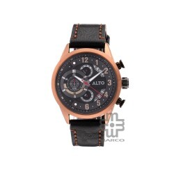 ALTO AL-2008188M-5B Black Pu Strap Band Men Watch