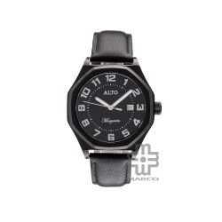 ALTO AL-2111191M-1A Black Leather Band Men Watch