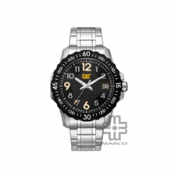 Caterpillar DOWNFORCE AP-141-11-111 | Black Dial Stainless Steel | Analog Watch | 10 ATM | 44MM | 2Y Warranty