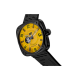 Caterpillar Auto Square | AT-168-21-731 | Black Yellow Silicone Strap | Automatic Watch | 100M WR| 2Y Warranty