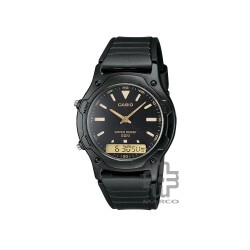 Casio General AW-49HE-1AV Black Resin Band Men Watch 