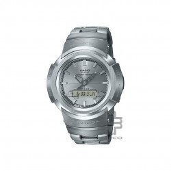 Casio G-Shock Full Metal Series AWM-500D-1A8 Silver Stainless Steel Band Men Watch