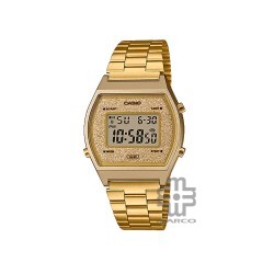 Casio Vintage B640WGG-9 Gold Stainless Steel Band Men Watch / Women Watch