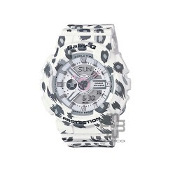 Casio Baby-G BA-110LP-7A White Resin Band Women Sports Watch