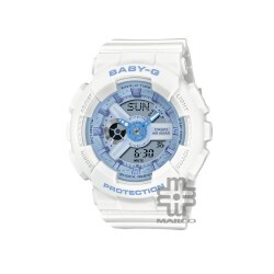 Casio Baby-G BA-110XBE-7A White Resin Band Women Sports Watch