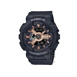 Casio Baby-G BA-110XRG-1A Black Resin Band Women Sports Watch