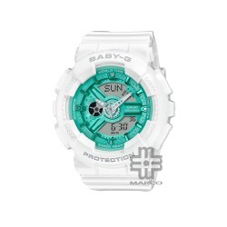 Casio Baby-G Seasonal Collection 2023 BA-110XWS-7A White Resin Band Women Sports Watch