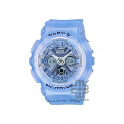 Casio Baby-G BA-130CV-2A Blue Semi-trans Resin Band Women Sports Watch