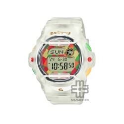 Casio Baby-G x Haribo BG-169HRB-7 White Semi Transparent Resin Band Women Sports Watch