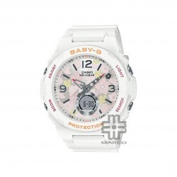 Casio Baby-G BGA-260FL-7A White Resin Band Women Sports Watch