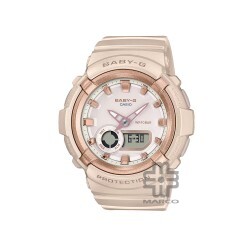 Casio Baby-G BGA-280BA-4A Beige Pink Resin Band Women Sports Watch