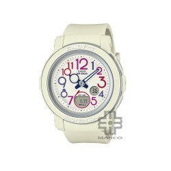 Casio Baby-G BGA-290PA-7A White Resin Band Women Sports Watch