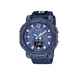 Casio Baby-G BGA-310C-2A Blue Cloth Band Women Sports Watch