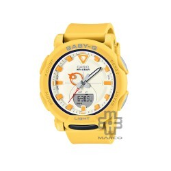 Casio Baby-G BGA-310RP-9A Yellow Bio-Based Resin Band Women Sports Watch