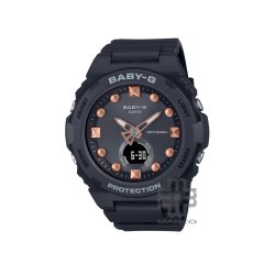 Casio Baby-G BGA-320-1A Black Resin Band Women Sports Watch