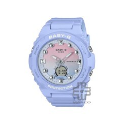 Casio Baby-G BGA-320-2A1 Light Blue Resin Band Women Sports Watch