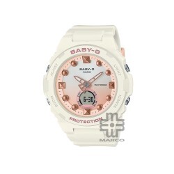 Casio Baby-G BGA-320-7A1 White Resin Band Women Sports Watch