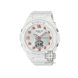 Casio Baby-G BGA-320-7A2 White Resin Band Women Sports Watch