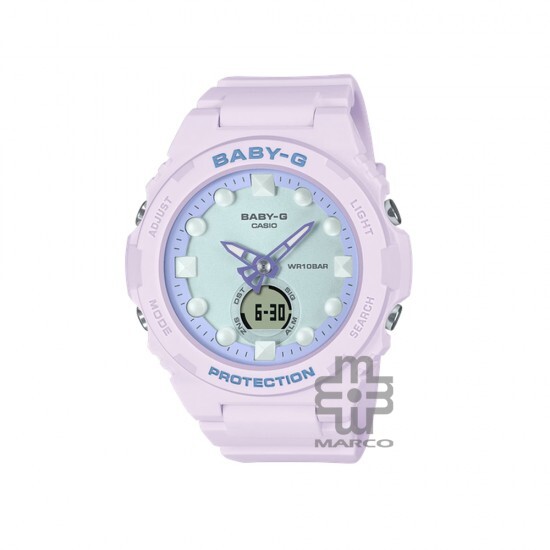 Casio Baby-G BGA-320FH-4A Purple Pink Resin Band Women Sports Watch