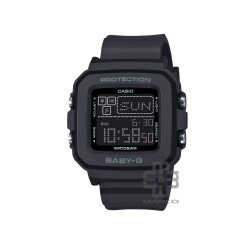 Casio Baby-G BGD-10-1 Black Resin Band Women Sports Watch