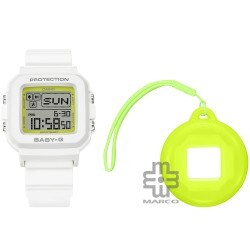 Casio Baby-G + PLUS Series BGD-10K-7 White Resin Band Women Sports Watch