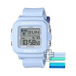 Casio Baby-G + PLUS Series BGD-10L-2 Light Blue Resin Band Women Sports Watch