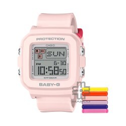 Casio Baby-G + PLUS Series BGD-10L-4 Pink Resin Band Women Sports Watch