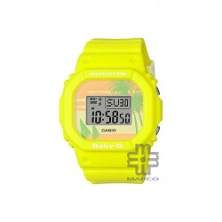 Casio Baby-G BGD-560BC-9 Yellow Resin Band Women Sports Watch