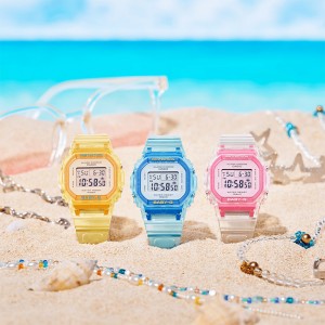 Casio Baby-G Summer Jelly Colours Series BGD-565SJ-7 Translucent Resin Band Women Sports Watch