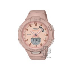 Casio Baby-G BSA-B100CS-4A Pink Resin Band Women Sports Watch