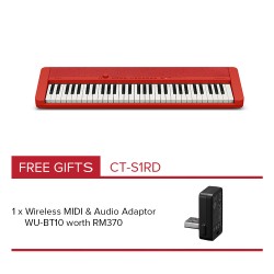 Casio CT-S1RD Red Casiotone Keyboard