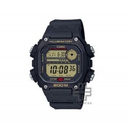 Casio General DW-291H-9AV Black Resin Band Men Watch