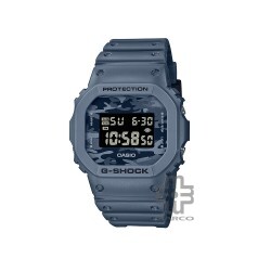 Casio G-Shock Unveils Utility Dial Camouflage Series DW-5600CA-2 Blue Resin Band Men Sports Watch