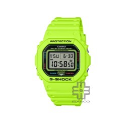 Casio G-Shock Energy Pack Series DW-5600EP-9 Yellow Bio-Based Resin Band Men Sports Watch