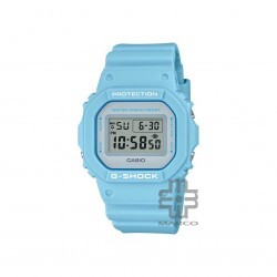 Casio G-Shock DW-5600SC-2 Light Blue Resin Band Men Sports Watch