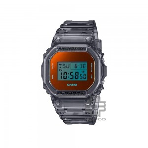 Casio G-Shock Beach Time Lapse Series DW-5600TLS-8 Grey Translucent Resin Band Men Sports Watch