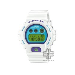 Casio G-Shock Crazy Colors 2024 Series DW-6900RCS-7 White Bio-based Resin Band Men Sports Watch