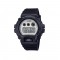 Casio G-Shock Black and Brilliant White Series DW-6900WD-1 Black Resin Band Men Sports Watch