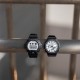 Casio G-Shock Black and Brilliant White Series DW-6900WD-1 Black Resin Band Men Sports Watch