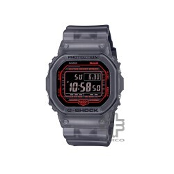 Casio G-Shock DW-B5600G-1 Black Translucent Resin Band Men Sports Watch