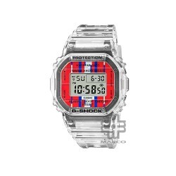 Casio G-Shock DWE-5600KS-7 Tranparent Resin Band Men Sports Watch