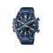 Casio Edifice Cool Blue Edition ECB-2000CB-2A Silver Stainless Steel Band Men Watch