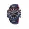 Casio Edifice x Honda Racing Collaboration ECB-2000HR-1A Navy Blue Alcantara Band Men Watch