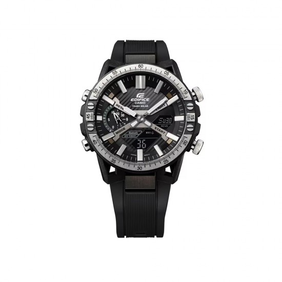 Casio Edifice ECB-2000TP-1A Black Resin Band Men Watch