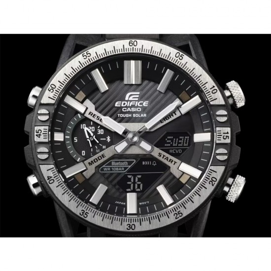 Casio Edifice ECB-2000TP-1A Black Resin Band Men Watch