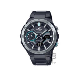 Casio Edifice ECB-2200DD-1A Black Stainless Steel Band Men Watch