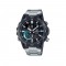 Casio Edifice ECB-40DB-1A Silver Stainless Steel Band Men Watch